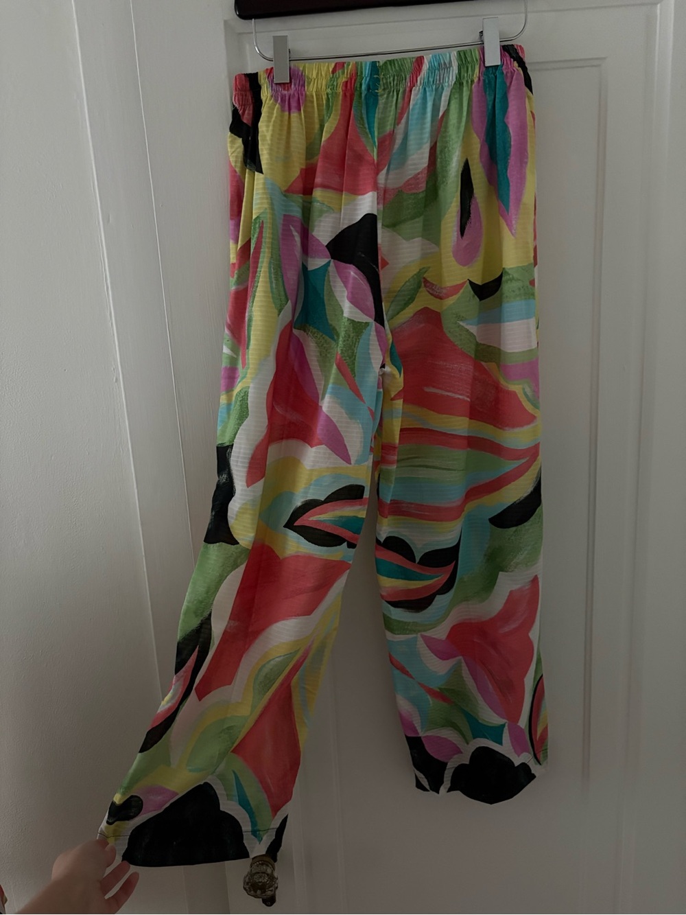 NWT Ethnc pant tunic 2 pc set cotton artsy summer modest size S - Picture 6 of 15